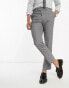 French Connection suit trousers in marine and grey check