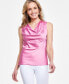 Women's Sleeveless Cowlneck Blouse, Created for Macy's