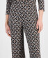 Women's Printed Wide-Leg Knit Pants, Created for Macy's