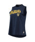 Women's Navy Milwaukee Brewers Marcie Tank Top