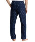 Men's Woven Pony-Print Pajama Pants