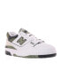 New Balance 550 trainers in white and khaki