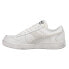 Diadora Magic Basket Low Icona Leather Lace Up Mens Off White, White Sneakers C