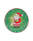 Holiday Magic Santa 4 Piece Dessert Plate Set