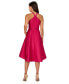 Women's High -Low Mikado Sleeveless Dress