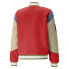 Puma Varsity Jacket Mens Red Casual Athletic Outerwear 532082-01