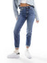 River Island sculpt mom jean in midwash blue