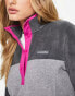 Columbia Benton Springs half snap neck fleece in grey