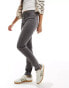 Morgan high waisted skinny jeans in grey wash