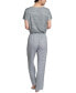 Женская пижама Hanes Womens Relaxed Butter-Knit Short Sleeve Pajama Set