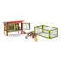 SCHLEICH Farm World Rabbit Hutch Figure