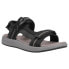 Propet Eli Strap River Mens Black Casual Sandals MSV031N-BLGR