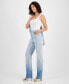 Women's High-Rise Straight-Leg Ombré Denim Jeans, Created for Macy's