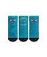 Toddler Boys and Girls Rock Em Socks Charlotte Hornets #1 Fan 3-Pack Crew Socks Set