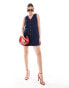 Nobody's Child Kacey pinny mini dress in blue