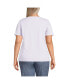 Plus Size Relaxed Supima Cotton Crew Neck T-Shirt