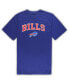 Men's Royal, Heather Gray Buffalo Bills Big and Tall T-shirt and Pants Sleep Set