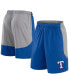 Men's Royal/Gray Texas Rangers Go Hard Shorts