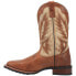 Laredo Koufax Square Toe Cowboy Mens Beige, Brown Casual Boots 7862