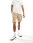 Calvin Klein Jeans badge cargo shorts in beige