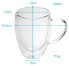 2x Thermo Glas Teeglas Kaffeeglas 250ml