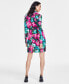 Women's Printed Faux-Wrap Dress, Created for Macy's