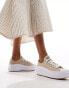 Converse Chuck Taylor All Star Move Ox trainers in cream