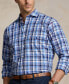 Men's Big & Tall Plaid Stretch Poplin Shirt