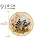 Woodland Critters Dessert Plates, Set of 4