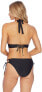 Ella Moss 172388 Women's Gilded Age Lace-up Bikini Bottom Black Size M