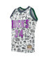 Men's Ray Allen White Milwaukee Bucks 2000-01 Hardwood Classics Doodle Swingman Jersey