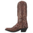 Laredo Braylynn Embroidered Studded Snip Toe Cowboy Womens Brown Casual Boots 5