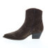 Diba True Moon Water 28313 Womens Brown Suede Slip On Ankle & Booties Boots