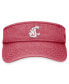 Men's Crimson Washington State Cougars Terry Adjustable Visor