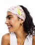 ASOS DESIGN skinny headscarf in paisley in white