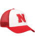 Men's White/Scarlet Nebraska Huskers Freshman Trucker Adjustable Hat