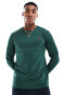 Polo Ralph Lauren icon logo long sleeve t-shirt in dark green marl