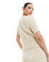 Vero Moda Aware lightweight knitted cardigan co-ord in cream