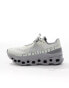 ON Cloudmonster running trainers in ice alloy