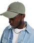 Tommy Jeans vintage flag cap in washed green