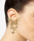 Gold-Tone Pavé Butterfly Statement Earrings