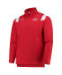 Men's Red Team USA On-Field Quarter-Zip Jacket