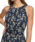 Women's Floral-Print Halter Midi Dress