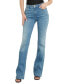 Women's Mid-Rise Faded Bootcut Jeans