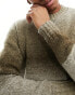 Selected Homme oversized knit jumper in ombre