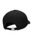 Men's Black Metal Futura Lifestyle Club Performance Adjustable Hat