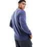 Tommy Hilfiger chain ridge structure crew neck jumper in blue