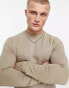 ASOS DESIGN muscle sweatshirt in beige