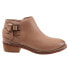 Softwalk Raleigh S2155-063 Womens Brown Leather Ankle & Booties Boots