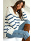 Women's Cotton Jodi Stripe Tunic Sweater